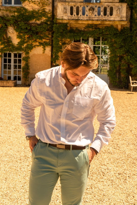 Chemise Oxford à Manches Longues - Men's Glow